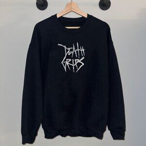 Black White Death Grips Ex Military Hip Hop Band Crewneck Sweatshirt